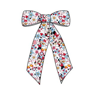 It's a Celebration Long Tail Fabric Bow