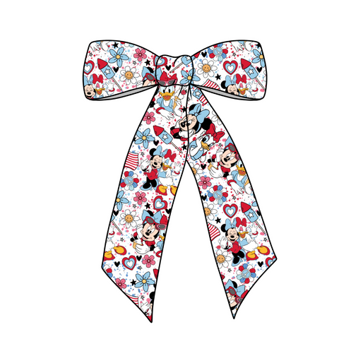 It's a Celebration Long Tail Fabric Bow