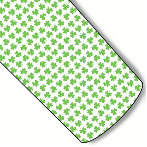 Green Clovers Custom Faux Leather