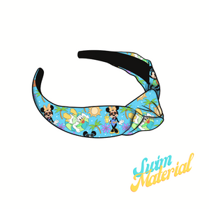 Pool Party Knotted Swim Headband