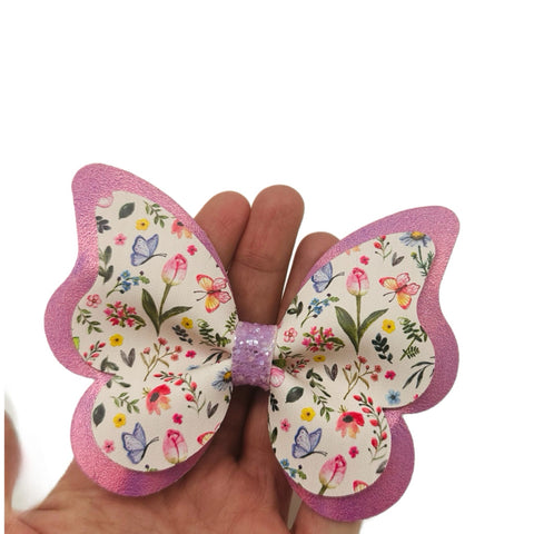 (SAMPLE) 4.5in Butterfly Pinch Bow Die