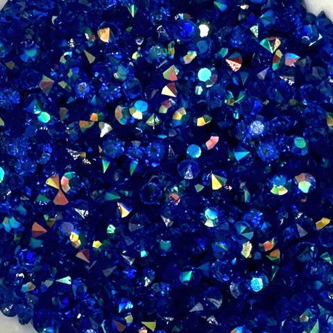 Royal Blue AB Diamond Gems 3mm