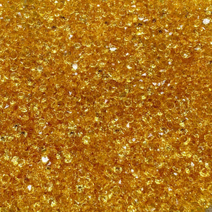 Sunflower Yellow Diamond Gems 3mm