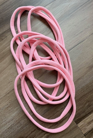 Baby Pink Nylon Headband