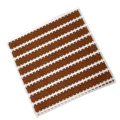 Football Laces Double-Sided Wash Cloth