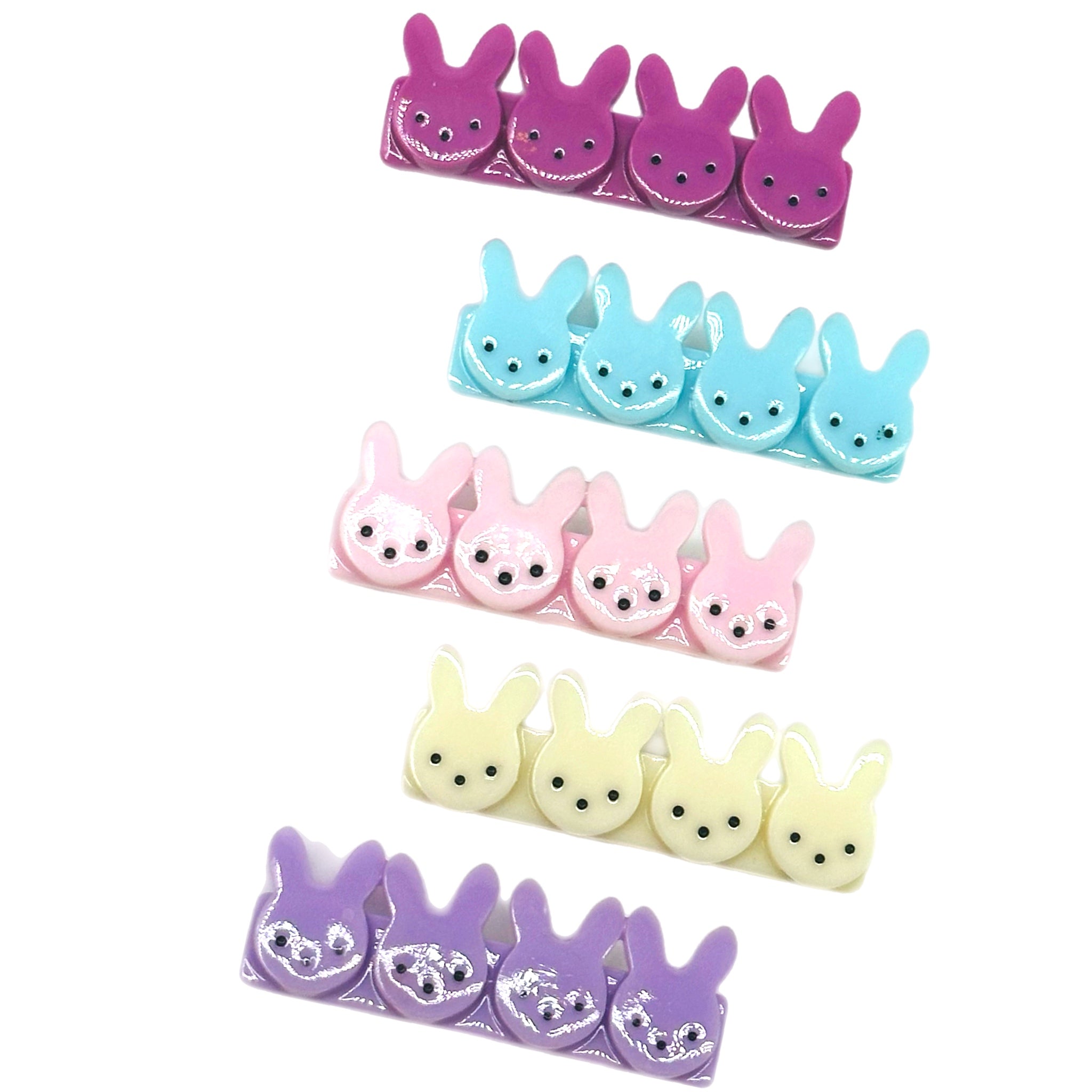 Sweet Little Bunny Silhouette Bar Clip