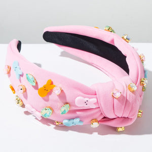 (Pre-Order) Easter Peep Luxury Knotted Headband