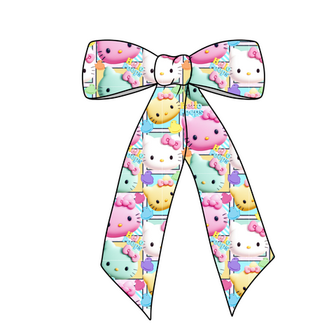 (Pre-Order) Hello Kitty Peeps Long Tail Fabric Bow