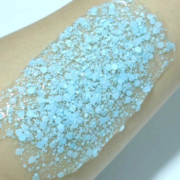 Blue Wave Glitter Hair Gel