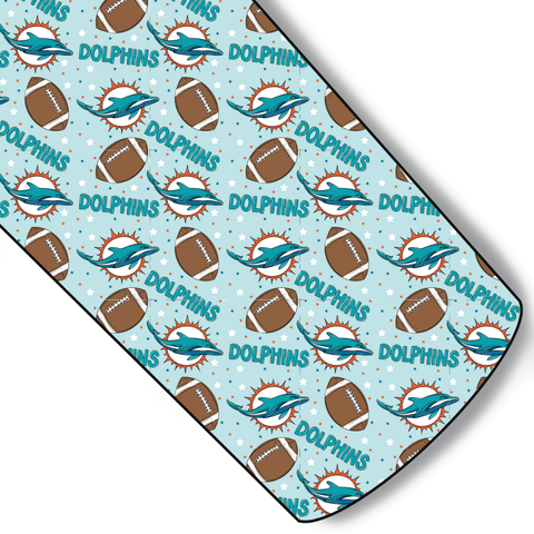 Dolphins Custom Faux Leather
