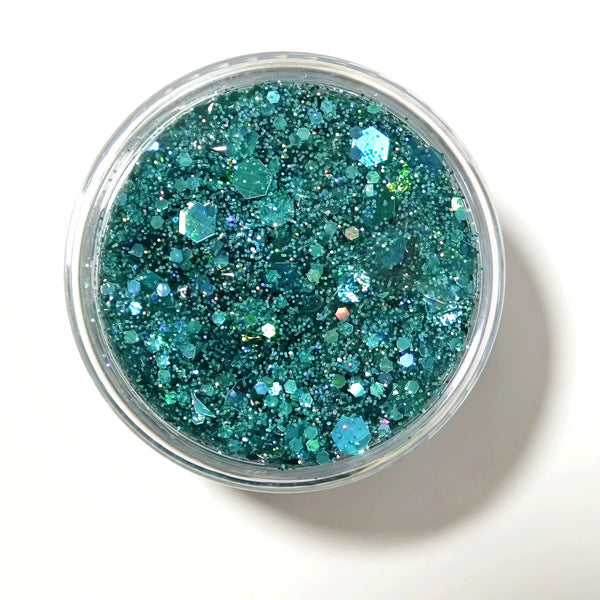 Turquoise Treasure Glitter Hair Gel