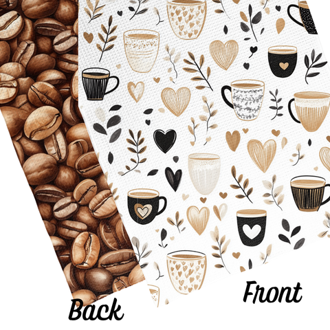 (Pre-Order) Bean & Brew Reversible Hand Towel / Cloth