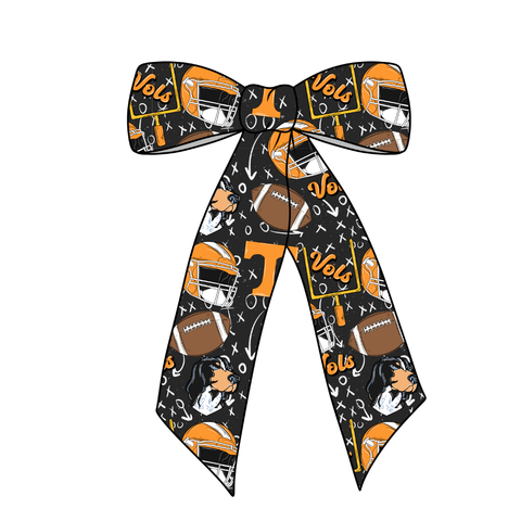 Tennessee Volunteers Long Tail Fabric Bow