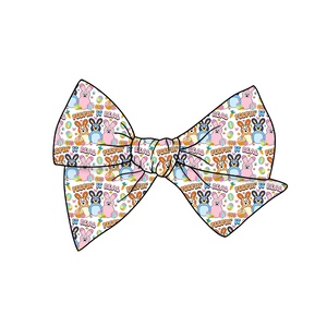 (Pre-Order) Peepin' it real!  5" Pre-Tied Fabric Bow