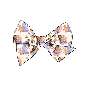 You "Wish" 5" Pre-Tied Fabric Bow