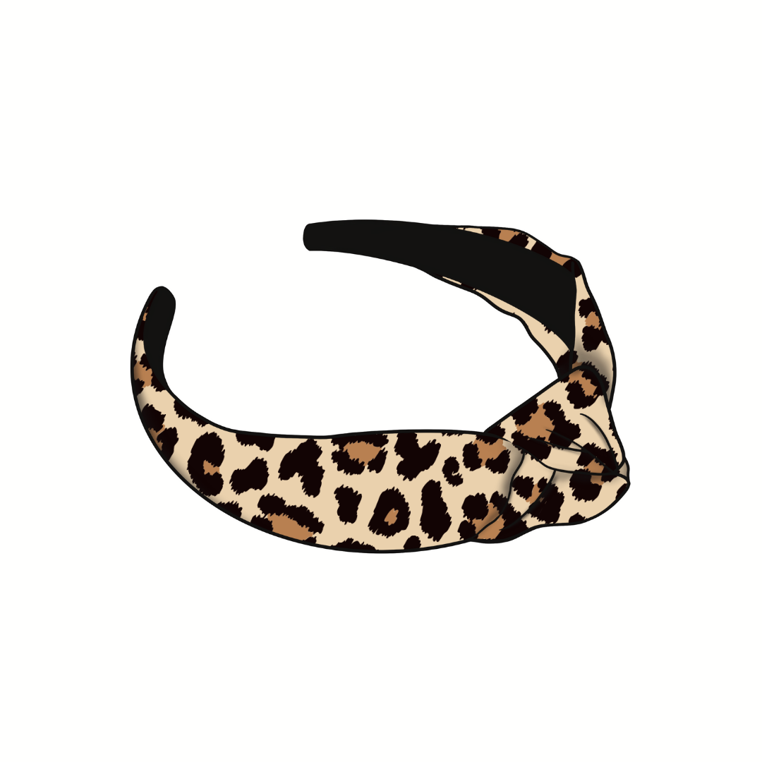 Lovely Leopard Knotted Headband