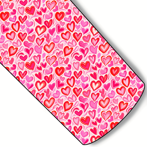 (Pre-Order) Watercolor V-Day Hearts Custom Faux Leather