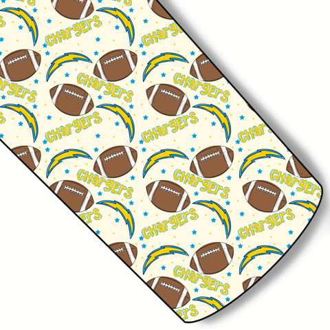 Chargers Custom Faux Leather