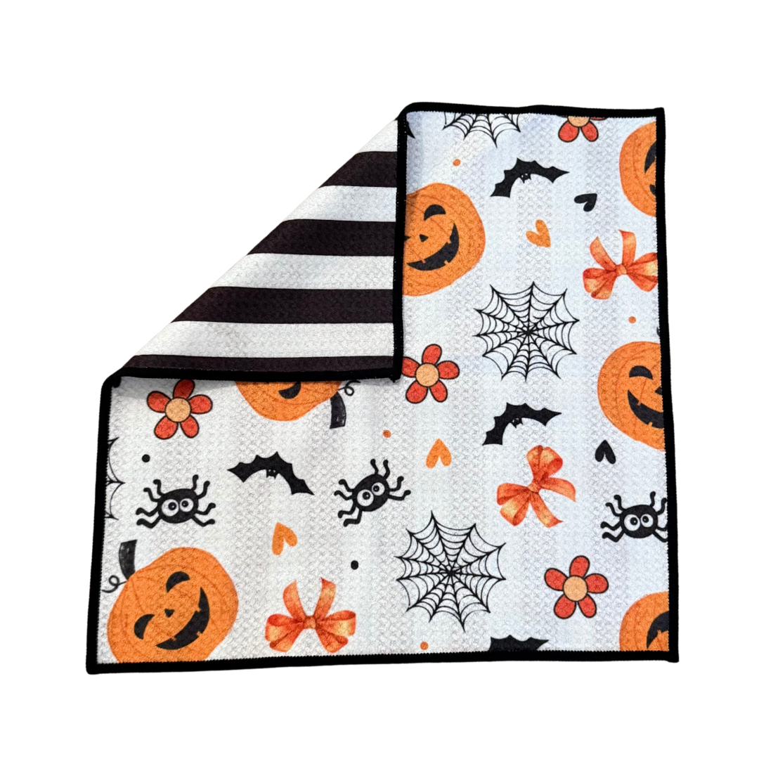 Pumpkin Palooza Reversible Double-Sided Wash Cloth