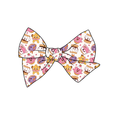 (Pre-Order) Munch Love 5" Pre-Tied Fabric Bow