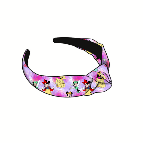 So Minnie Princesses Knotted Headband