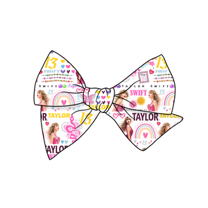 Colorful Taylor S. 2 5" Pre-Tied Fabric Bow