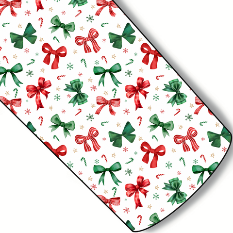 Christmas Bows Custom Faux Leather