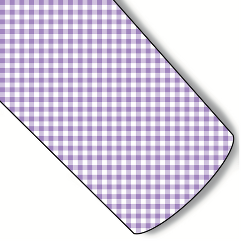 (Pre-Order) Purple Gingham Custom Faux Leather