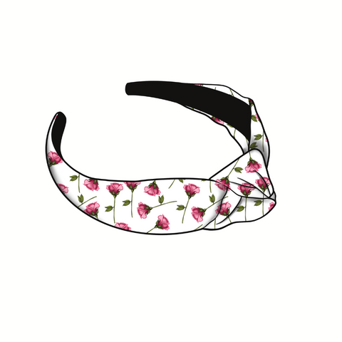 Dainty Floral Knotted Headband