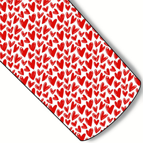 (Pre-Order) Red Hearts Custom Faux Leather