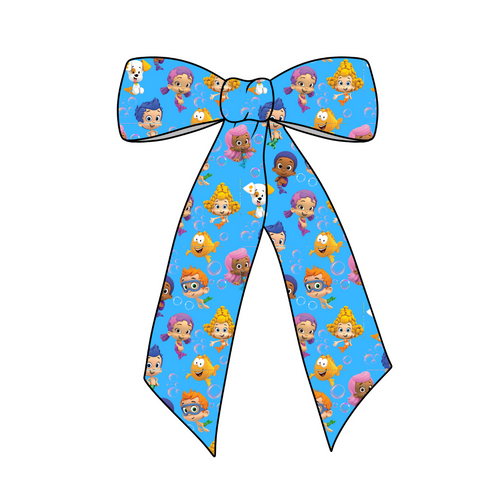 Guppies Long Tail Fabric Bow