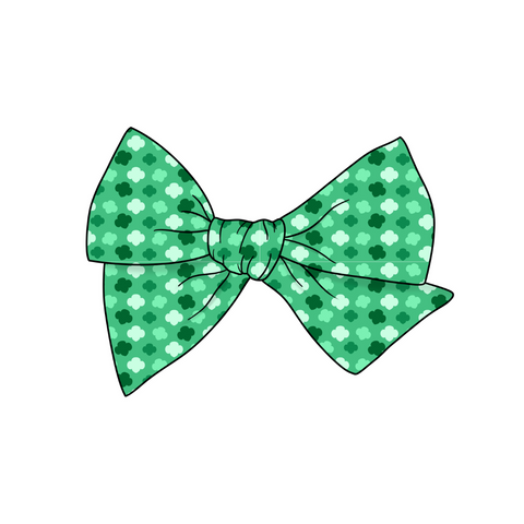 Girl Scouts Emblem 5" Pre-Tied Fabric Bow