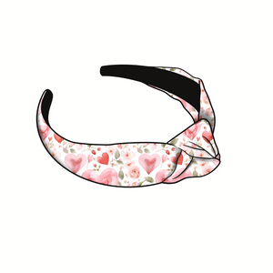 Heart Floral Knotted Headband