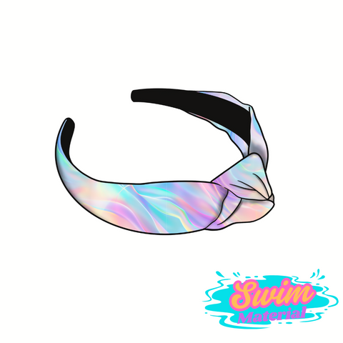 Colors Of The Sea Knotted Swim Headband