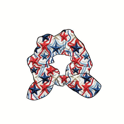 You're a Star Hand Tied  Knotted Bow Scrunchie
