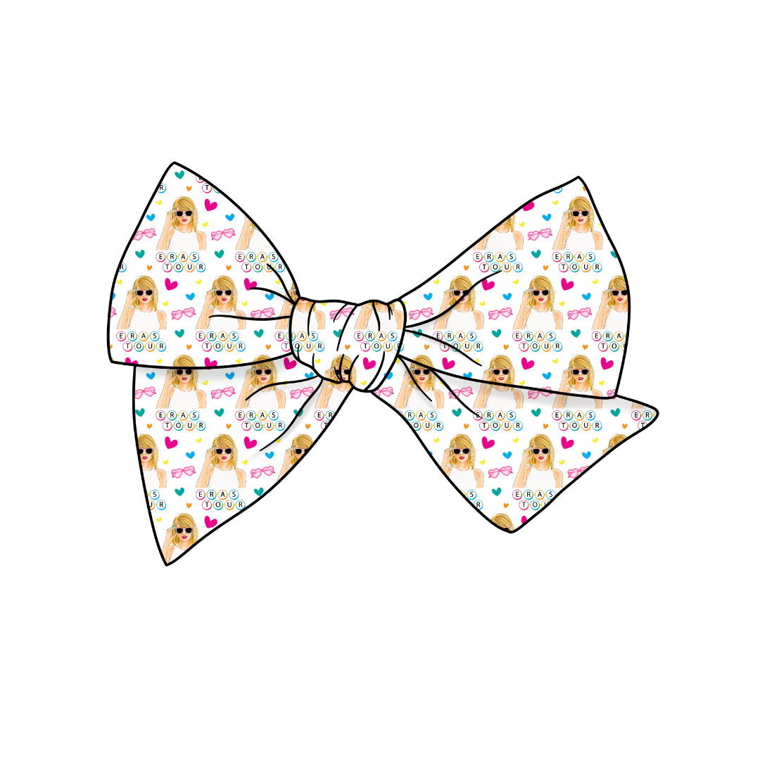 Totally Taylor 5" Pre-Tied Fabric Bow