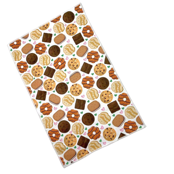 Girl Scout Cookies Reversible Hand Towel