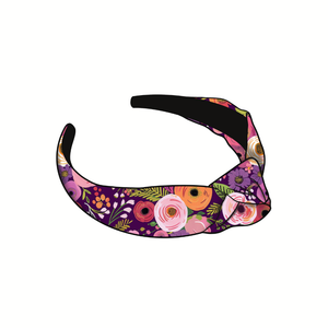 Fall Wild Flowers Knotted Headband