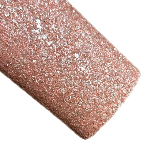 (New)Gorgeous Rose Gold Precious Gems Chunky Glitter