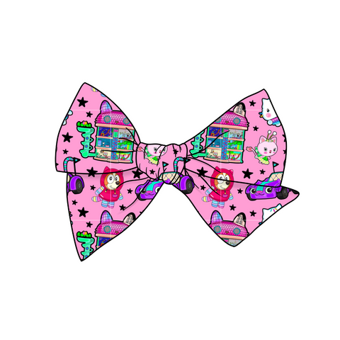 Gabby Mash Up 5" Pre-Tied Fabric Bow