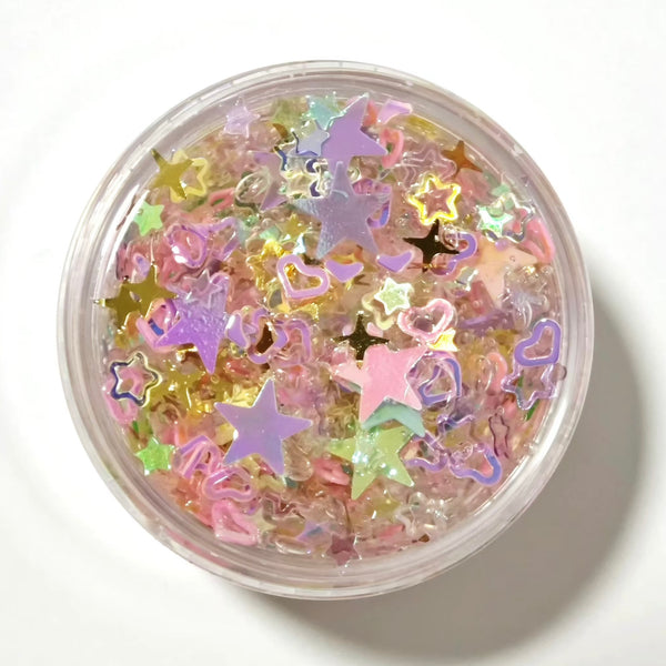 Pastel Star Dust Glitter Hair Gel