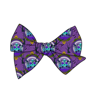 Ghost Host  5" Pre-Tied Fabric Bow