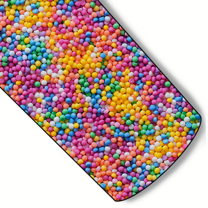 Rainbow Ball Sprinkles Custom Faux Leather