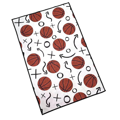 Basketball & Plays Double-Sided Hand Towel