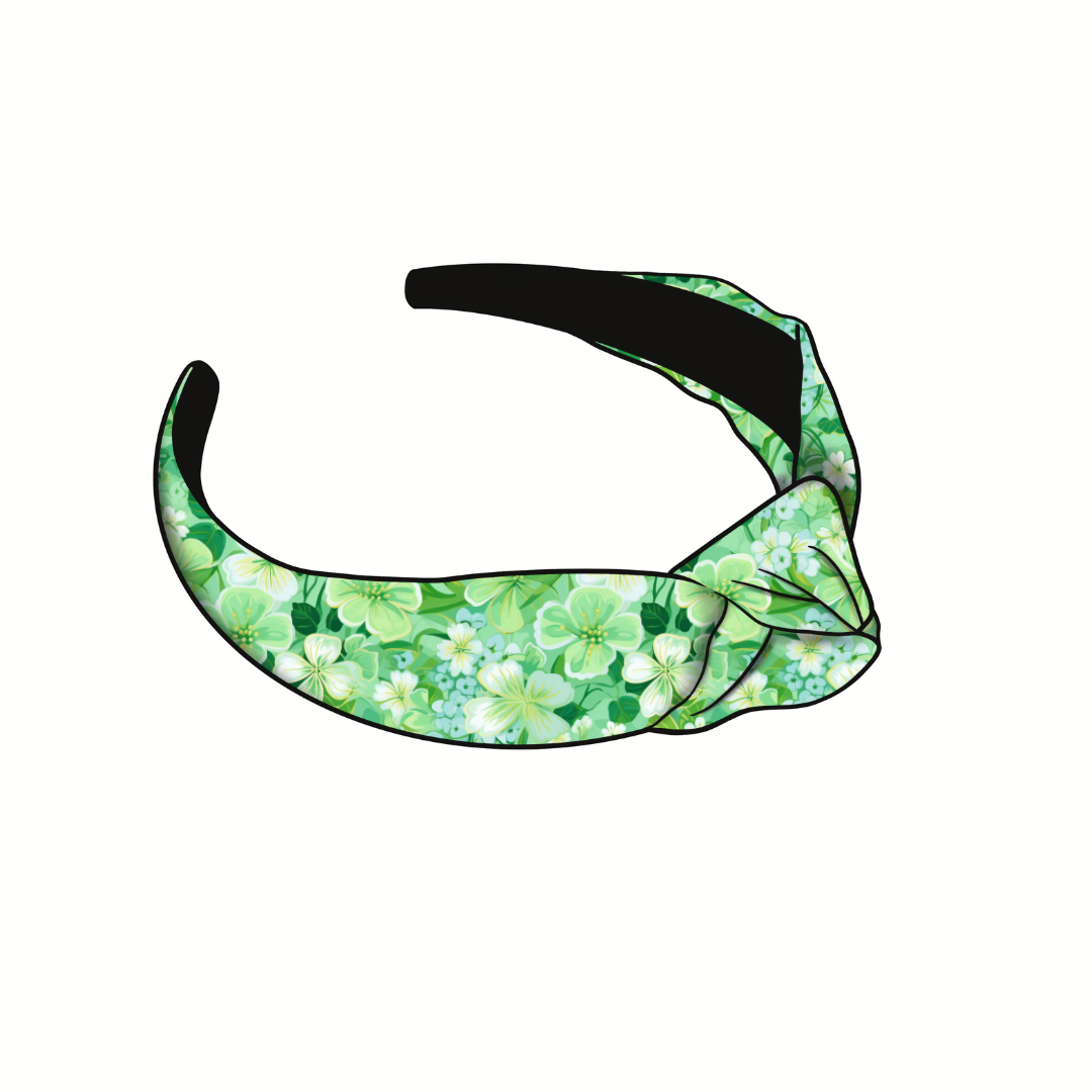 Clover Floral Knotted Headband