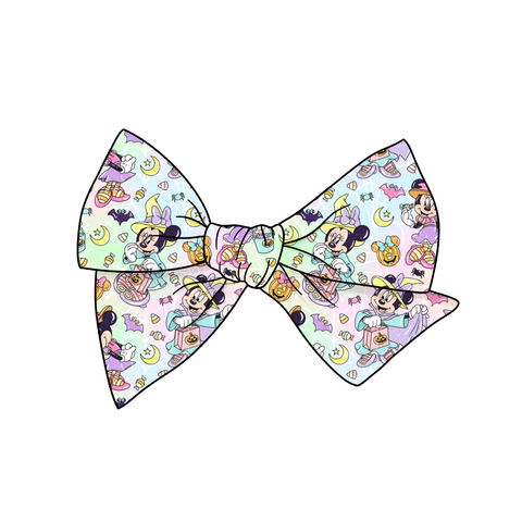(Pre-Order) Pastel Magical Witch 5" Pre-Tied Fabric Bow