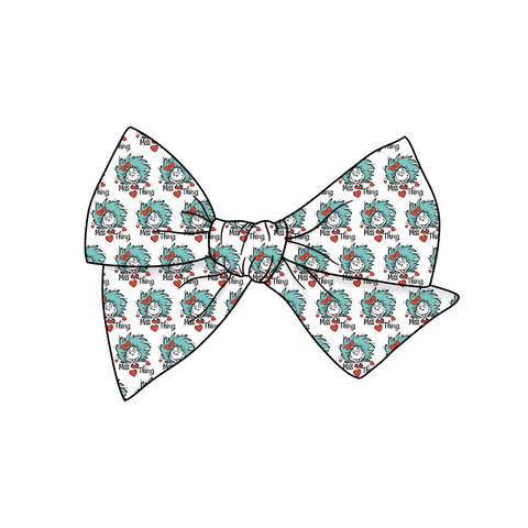 Miss Thing 5" Pre-Tied Fabric Bow