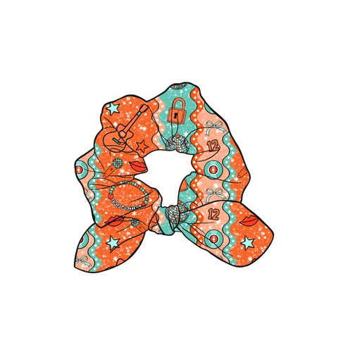 Taylors New Era Hand Tied  Knotted Bow Scrunchie