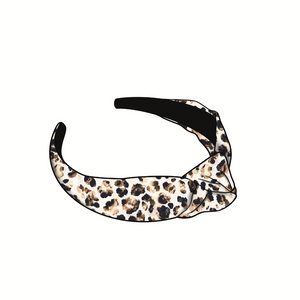 "Incognito" Cheetah Knotted Headband