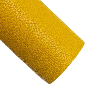 (New) Mustard Lychee Faux Leather